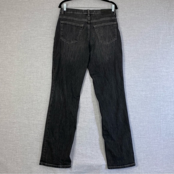 Denver Hayes Classic Jeans Mens 30W Black Denim Straight Leg Factory Fade - Picture 3 of 11